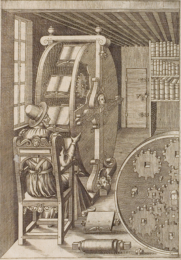 Механическая читалка, XVI век